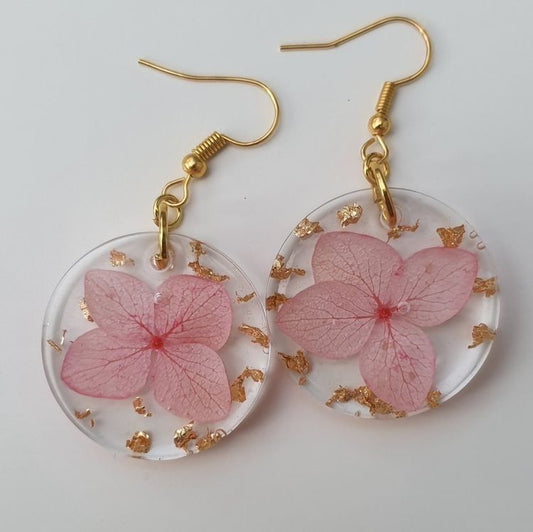 Floral Resin Earrings