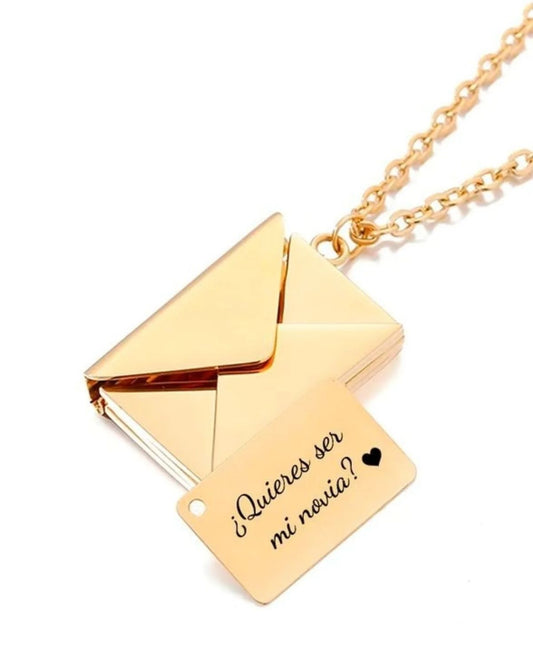 Custom “Love Letter” Envelope Necklace