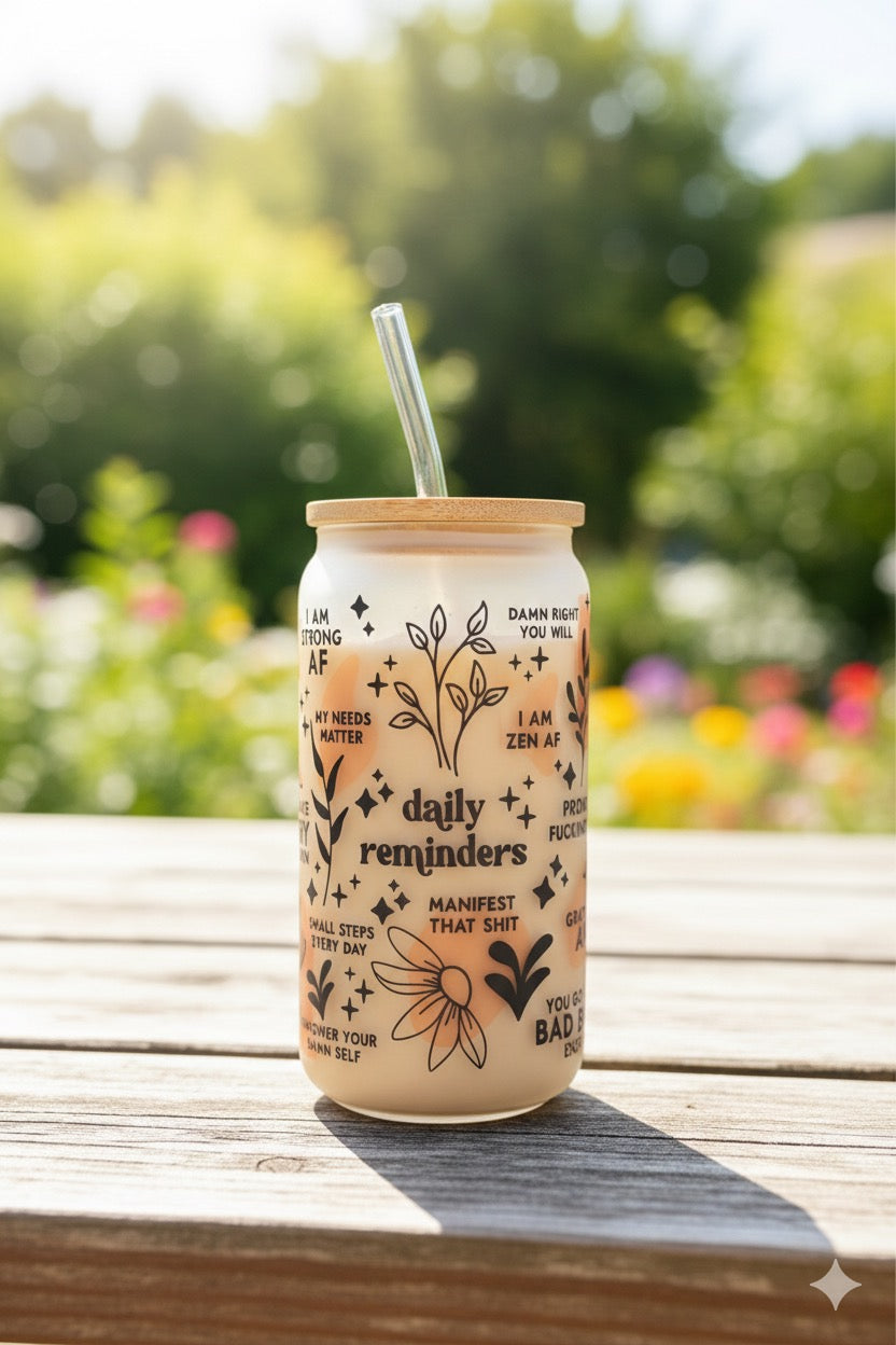 Frosted Glass Tumbler